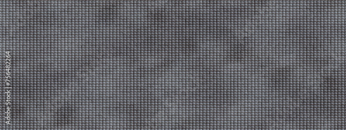 Dark grey yoga mat seamless texture with tactile pattern. Smooth PVC mattress for fitness, Pilates and aerobics. Vector bg with gradient mesh