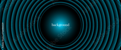 Abstract black background with bright elements 