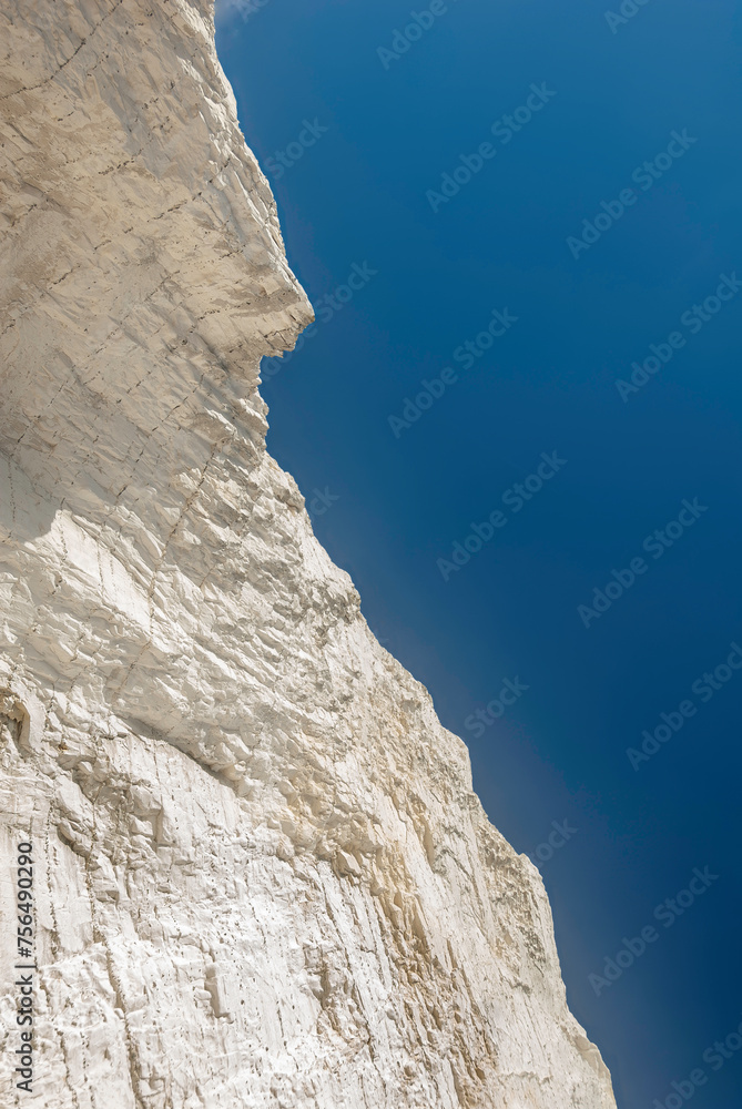 Chalk cliffs of Seven Sisters. England Chalk cliffs of Seven Sisters. England