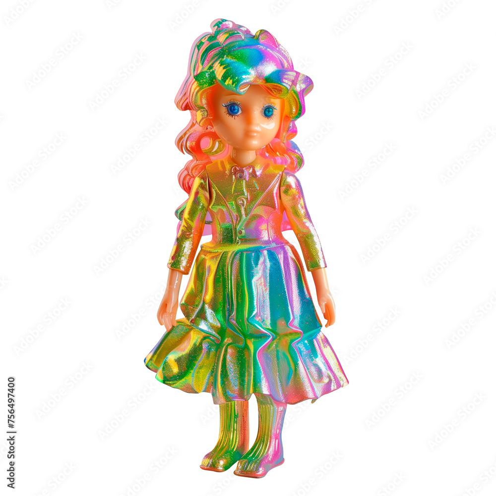 chrome-plated multi-colored plastic, modern design, AI generated chrome-plated multi-colored plastic, modern design, AI generated