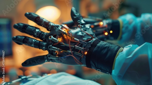 Haptic gloves trained to perform heart surgery photo