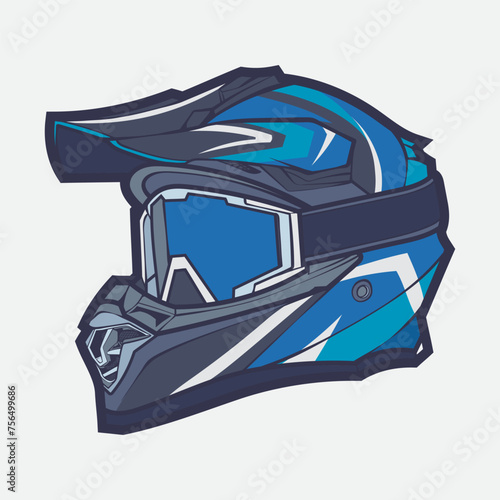 Helmet Motorcycle Cartoon Vector Icon, Cartoon Vector Icon Concept Flat Design. Draw Cartoon Vector Icon Illustration Helmet Motorcycle In Flat Style. Icon Cartoon Vector Helmet Motorcycle Side View