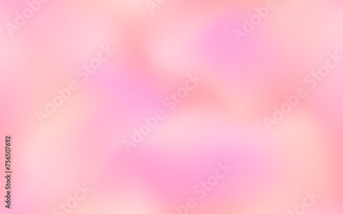 Pink holographic gradient colorful vector background. Trendy blurred pastel wallpaper