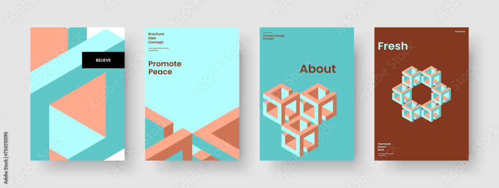 Isolated Report Layout. Geometric Business Presentation Template. Creative Background Design. Flyer. Brochure. Banner. Book Cover. Poster. Advertising. Handbill. Pamphlet. Leaflet. Magazine