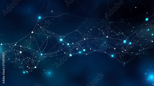 Abstract background with connecting lines and dots