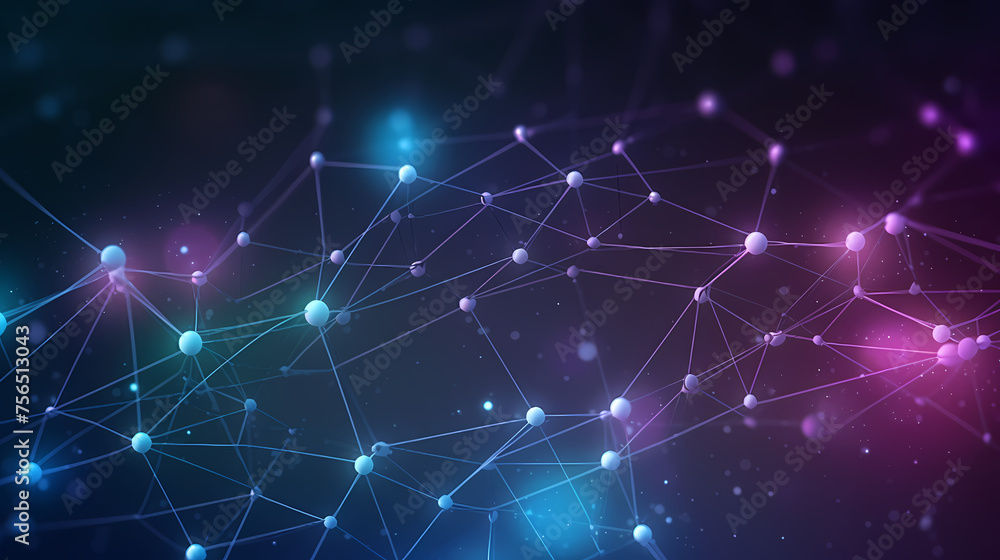 Abstract background with connecting lines and dots Abstract background with connecting lines and dots