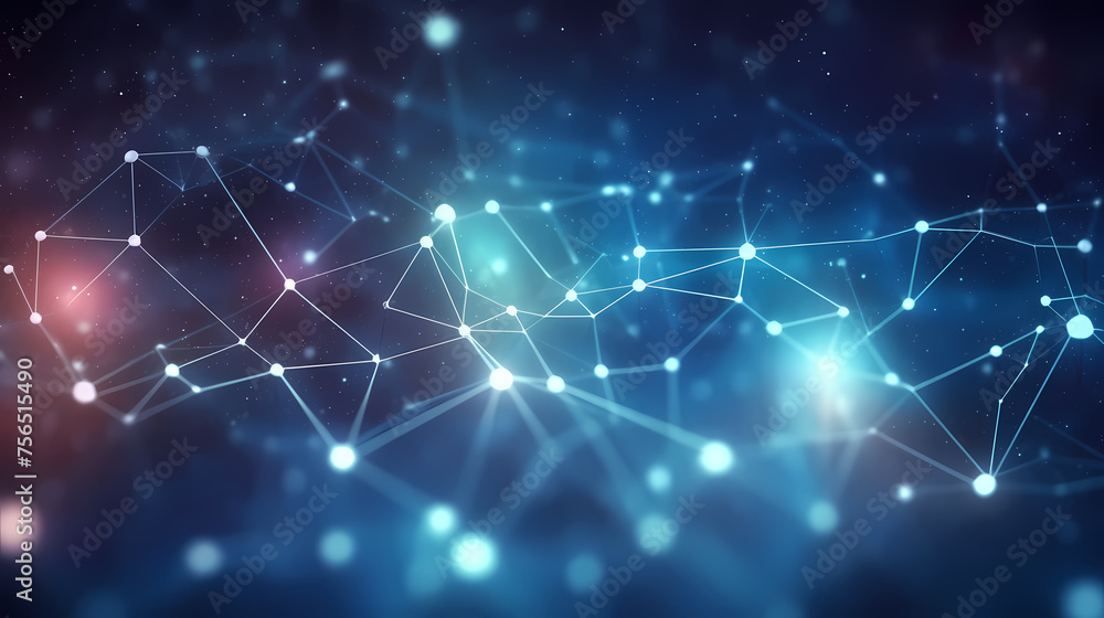 Abstract background with connecting lines and dots Abstract background with connecting lines and dots