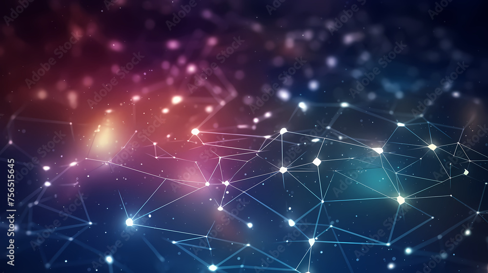 Network connection abstract technology background Network connection abstract technology background