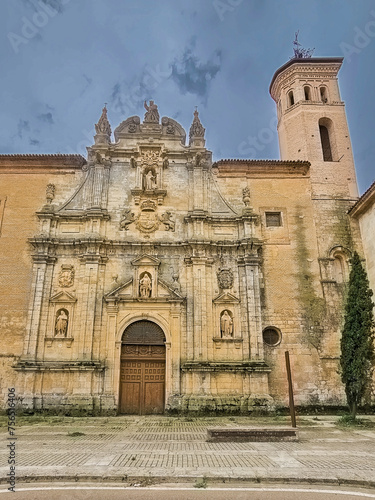 Facade of the Royal Monastery of San Zoilo in Carrion de los Condes, province of Palencia photo
