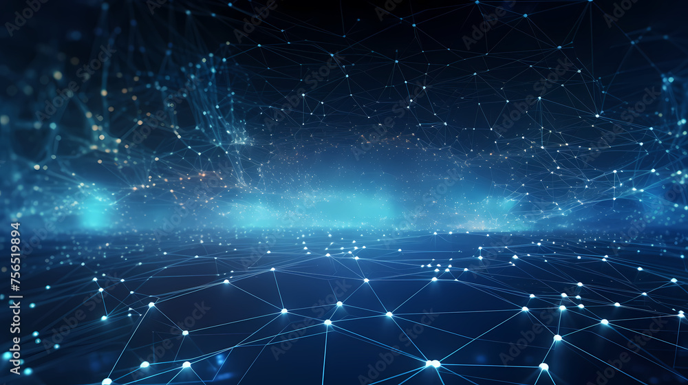 Network connection abstract technology background Network connection abstract technology background