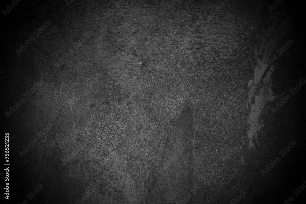 Naklejka premium Old wall texture smeared engine oil cement dark black gray background abstract grey color design are light with white gradient background.