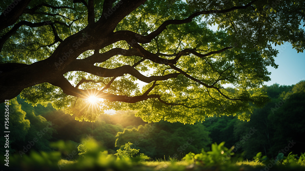 Fototapeta premium 新緑の公園