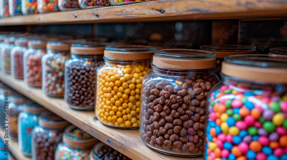 Candy Shop. Tasty Snacks and Sweets Candy Shop. Tasty Snacks and Sweets