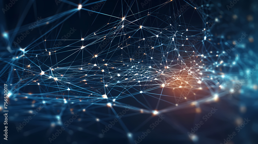 High tech technical geometry and connection system background with digital data abstract High tech technical geometry and connection system background with digital data abstract