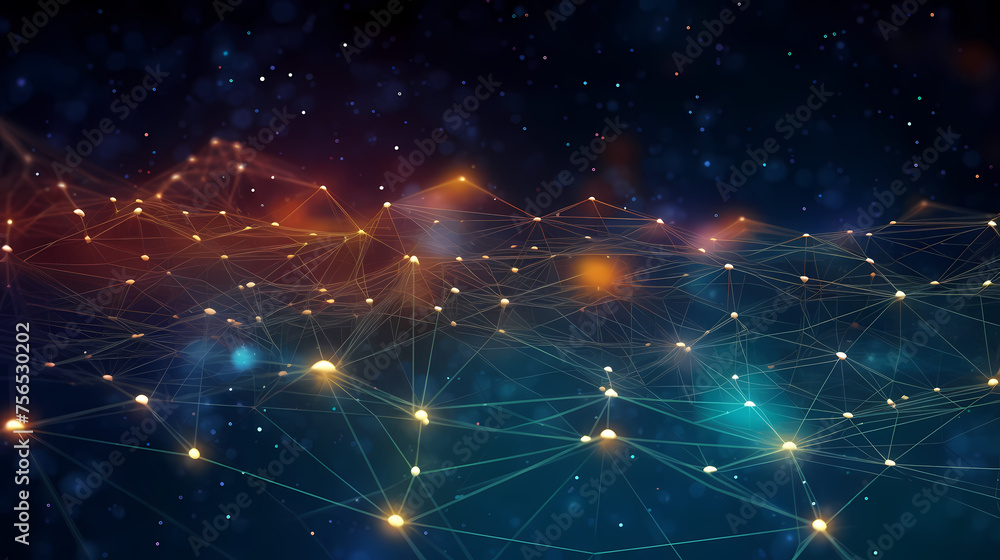 High tech technical geometry and connection system background with digital data abstract High tech technical geometry and connection system background with digital data abstract