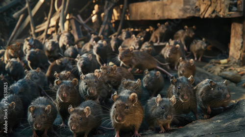 A lot of starving rats waiting to be fed up © Kien