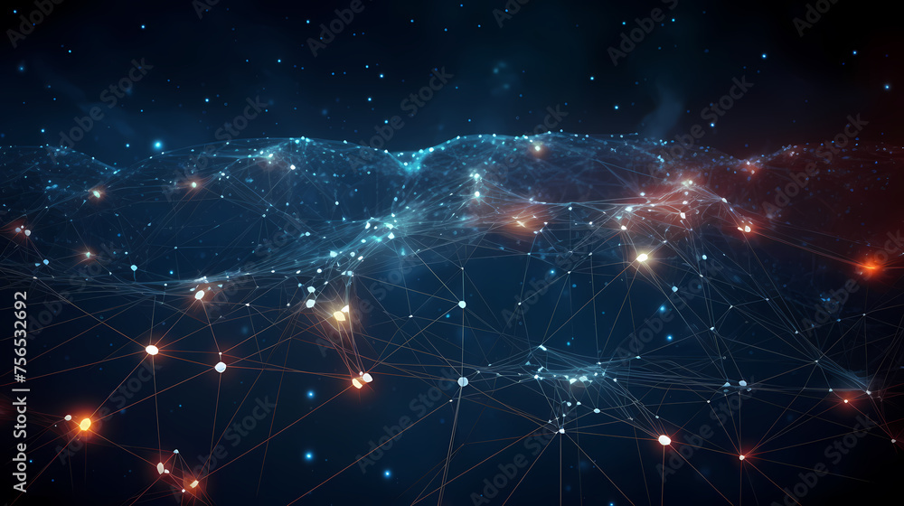 High tech technical geometry and connection system background with digital data abstract High tech technical geometry and connection system background with digital data abstract