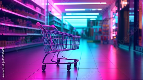 Wallpaper Mural Neon Colorful Shopping Cart

 Torontodigital.ca