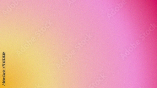 Fényképezés Cheerful Pink to Yellow Gradient Background,A bright and cheerful gradient background blending from vibrant pink to sunny yellow, perfect for energetic and uplifting design themes