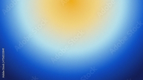 Warm Sunrise over Ocean,a serene sunrise over the ocean, with a gradient of warm yellow melting into the cool blues of sea and sky, creating a peaceful, dawn-like atmosphere.