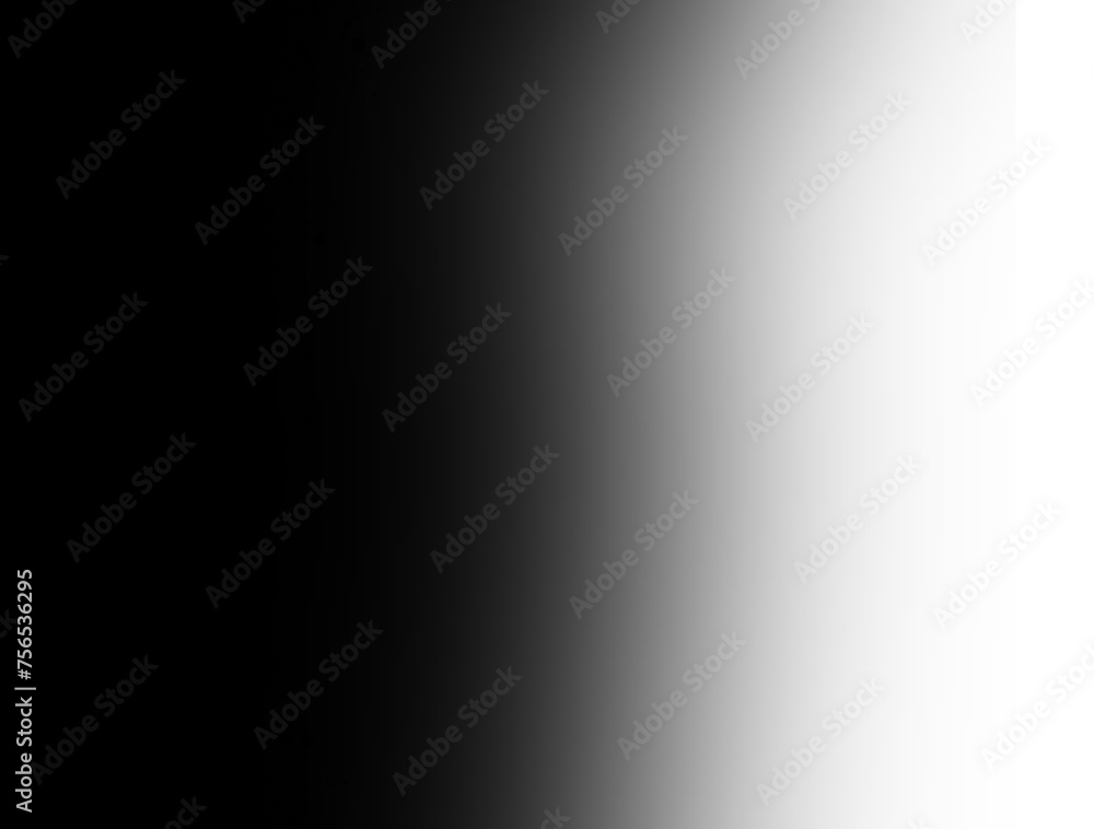 Naklejka premium black and white background fade left to right to transparent clipart isolated on white gradient 