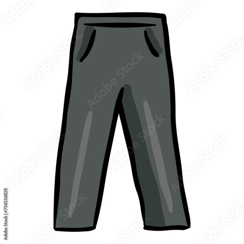 Trousers Hand Drawn Doodle Icon