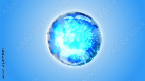 Wallpaper Mural 3D animation Hyaluronic acid skin. Collagen bubbles Design. Moisturizing Cream and Serum Concept. Vitamin for health care and beauty concept
 Torontodigital.ca