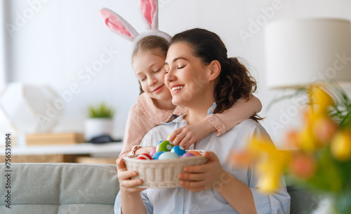 Family celebrating Easter © Konstantin Yuganov