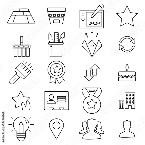 Modern thin line icons set of doing business elements, solution for clients. Premium quality outline symbol collection. Simple mono linear pictogram pack. Stroke vector logo concept for web graphics.