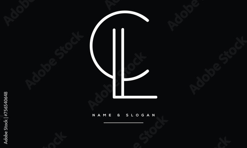 CL, LC, C, L, Abstract Letters Logo Monogram