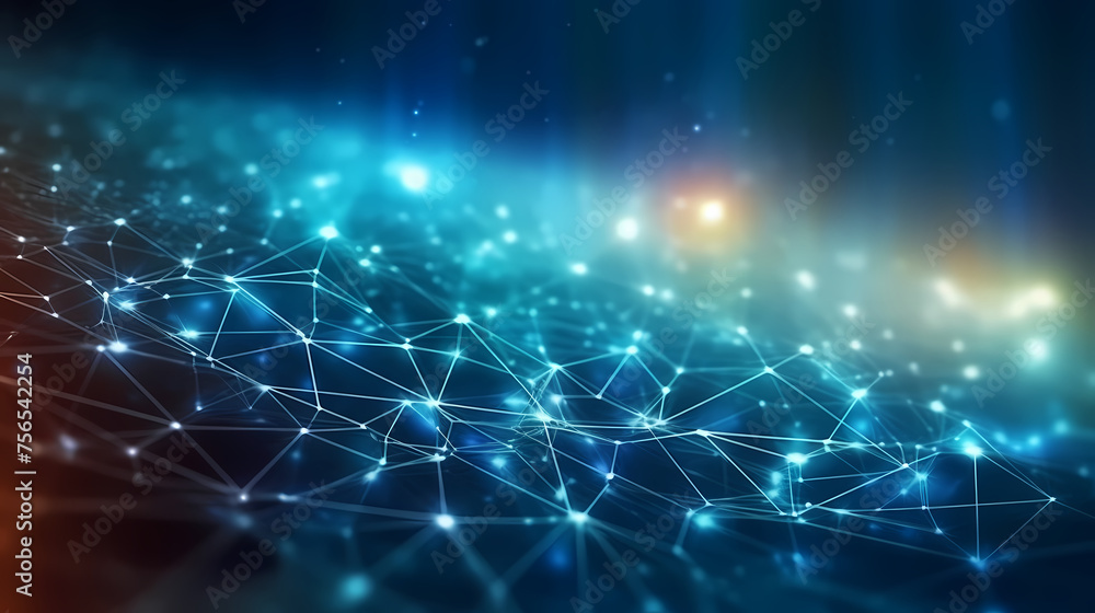 Abstract background with connecting lines and dots Abstract background with connecting lines and dots