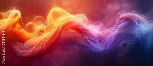 Background with yellow red purple abstract gradient. Blend. Bright colorful rainbow background with space for design. Multicolor. Mother's Day. Banner. Wide. Panorama.