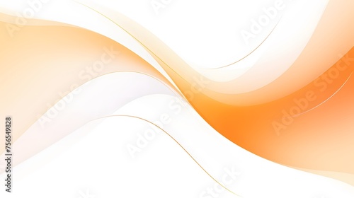 modern orange curve design backdrop, subtle orange and white curve on white background