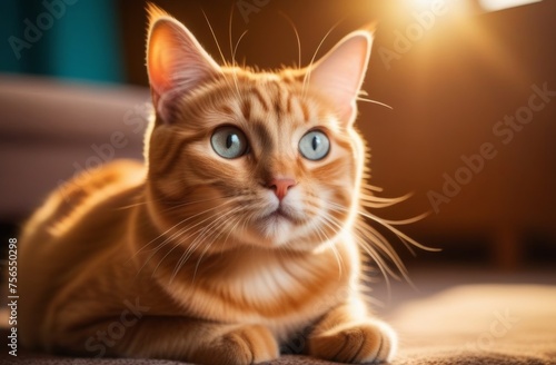  Red cat with big blue eyes © Вера Андреева