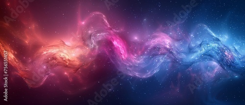 Background for design in deep magenta and fuchsia blue abstract matte colors. Space. Deep purple color. Gradient. Web banner. Wide. Long. Panoramic. Web header. Template for Christmas, festive, photo