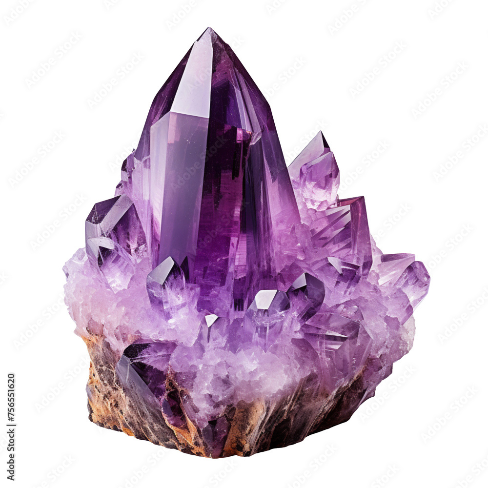amethyst isolated on transparent background amethyst isolated on transparent background