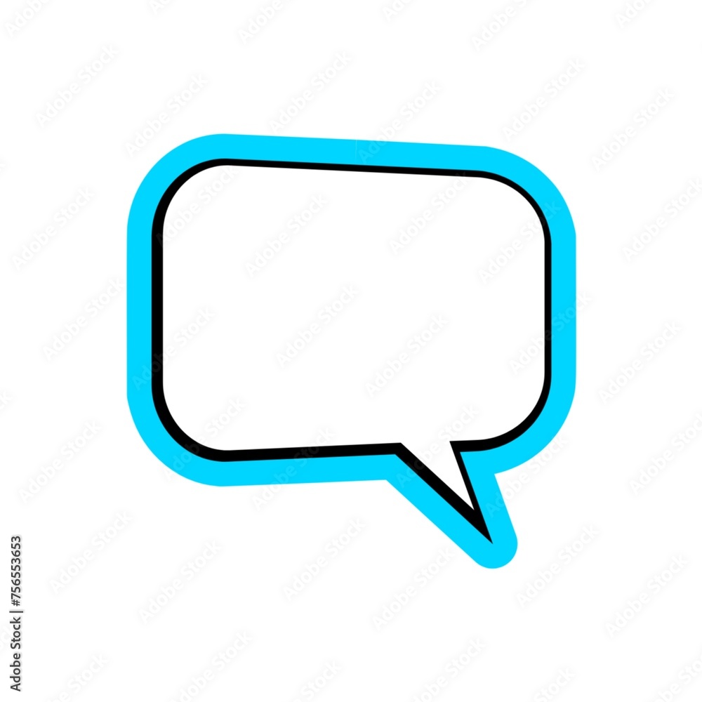Speech bubbles on white background Speech bubbles on white background