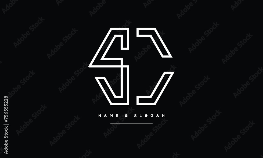 CG, GC, Abstract Letters Logo Monogram CG, GC, Abstract Letters Logo Monogram