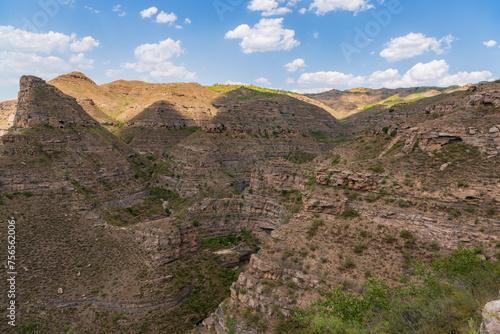 The first bay of the Yellow River in the world, Shilou County, Luliang, Shanxi, China photo