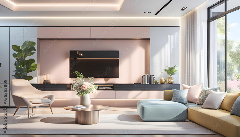 Modern living room interior with white sofa, lots of cute details with coffee table and coffee, beautiful pillows, cozy atmosphere, Modern living room interior with white sofa, lots of cute details with coffee table and coffee, beautiful pillows, cozy atmosphere,