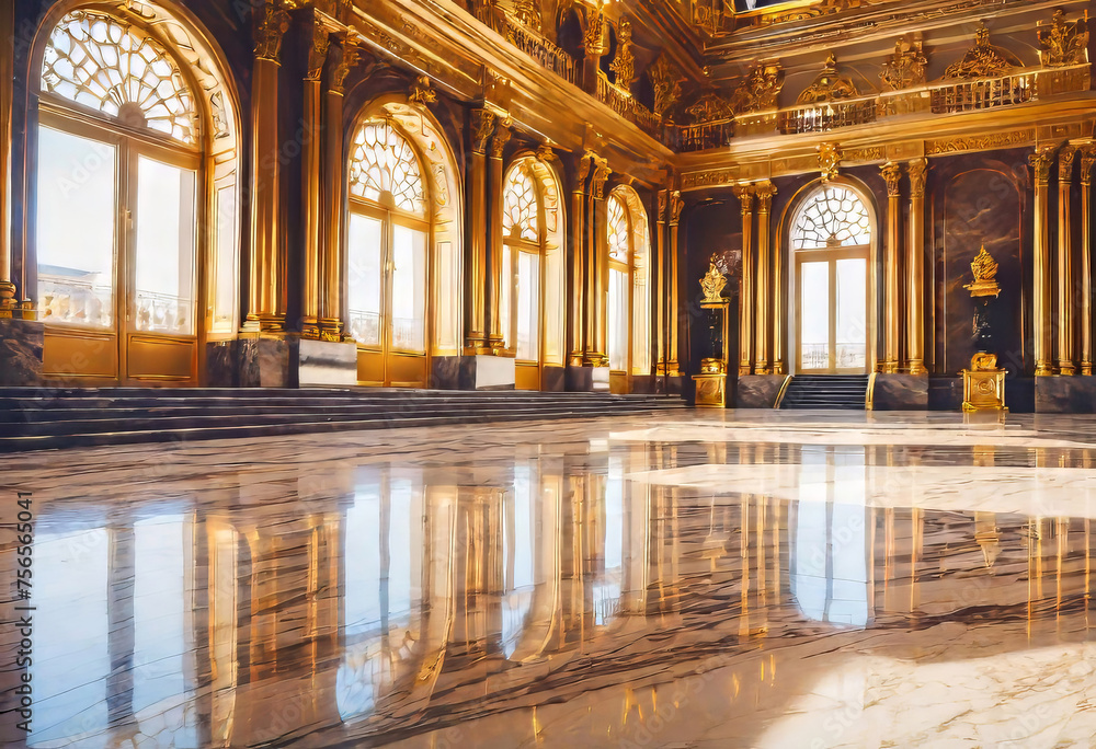 golden marble interior of the royal palace, golden palace, interior of the aristocratic castle museum, golden marble interior of the royal palace, golden palace, interior of the aristocratic castle museum,
