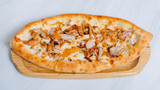 Chicken pide isolated