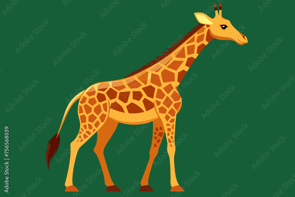 giraffe vector illustration 