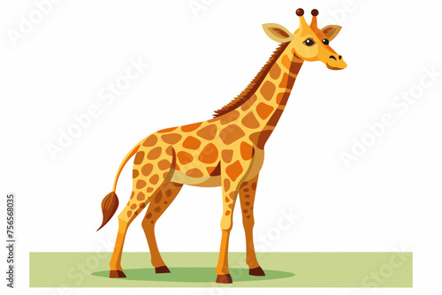 Fototapeta Naklejka Na Ścianę i Meble -  giraffe vector illustration 