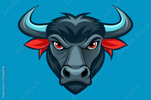 bull head  vector illustration  © Chayon Sarker
