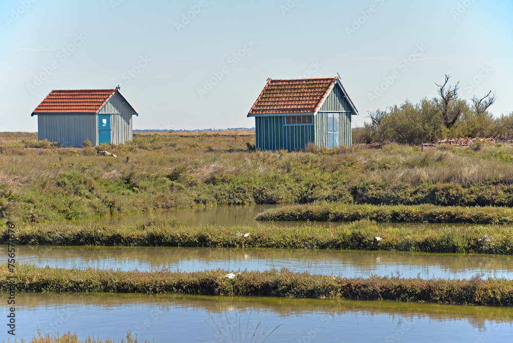 Fischerhütten in Boyardville auf der Ile d´Oleron