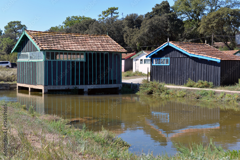 Fischerhütten in Boyardville auf der Ile d´Oleron