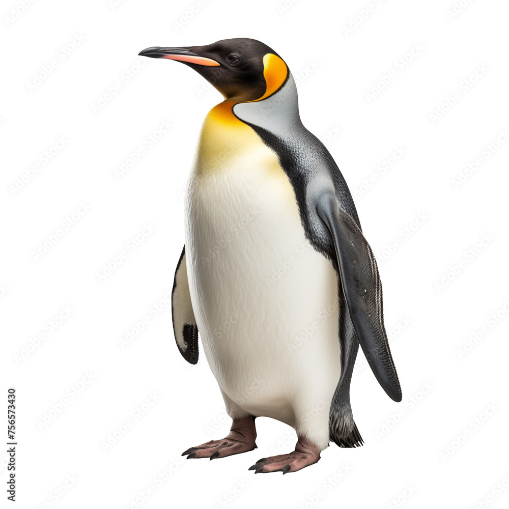 Fototapeta premium Beautiful Penguin isolated on transparent background