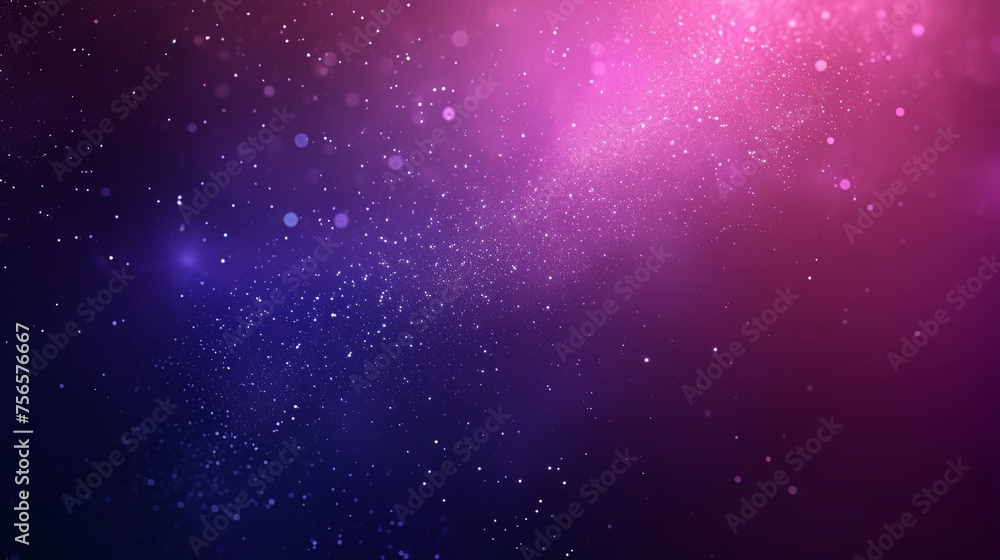 Vibrant Color Gradient Glowing Space on Black

