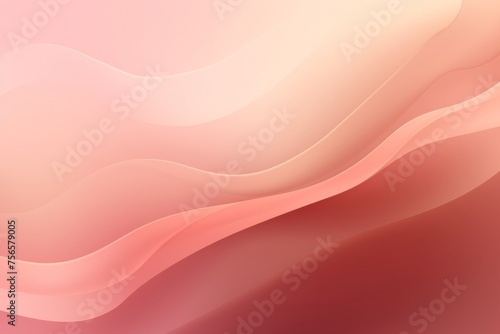 Blush Pink to Sepia abstract fluid gradient design, curved wave in motion background for banner, wallpaper, poster, template, flier and cover